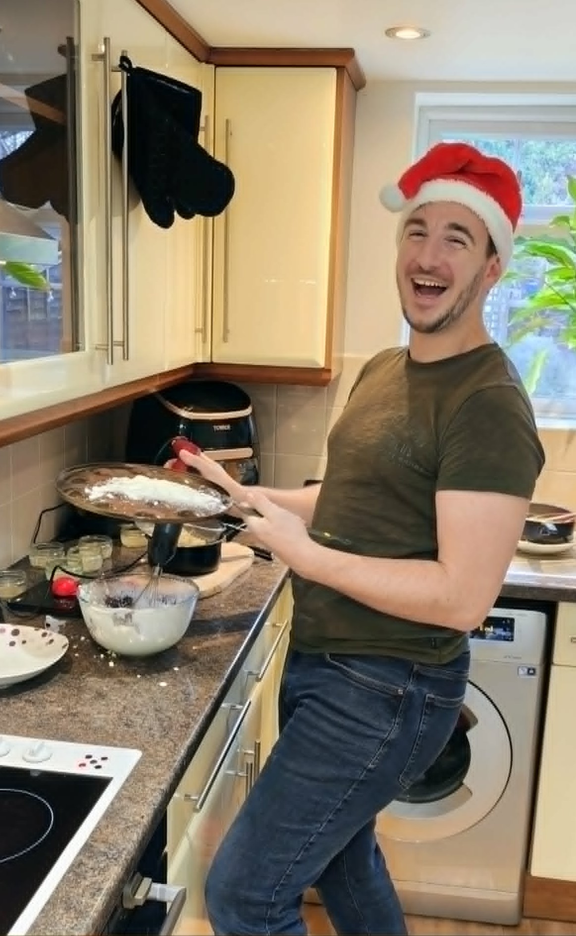 James in kitchen